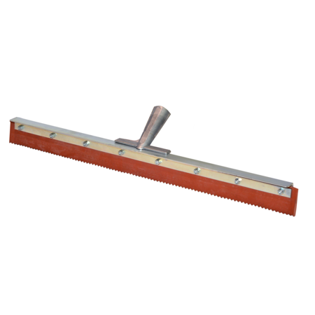 BON TOOL Bon 82-330 Notched Floorsquareueegee 24" Red Rubber 82-330